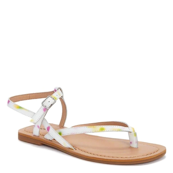 Lucky Brand Shoes - LUCKY BRAND Genuine Leather Sandals in White Multi